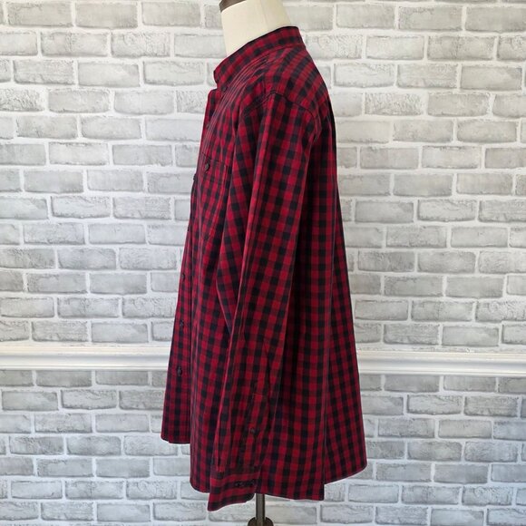 Blue Mountain Red Buffalo Check Shirt Mens XLT Cabin Mountain Lumberjack Cotton - Picture 3 of 8